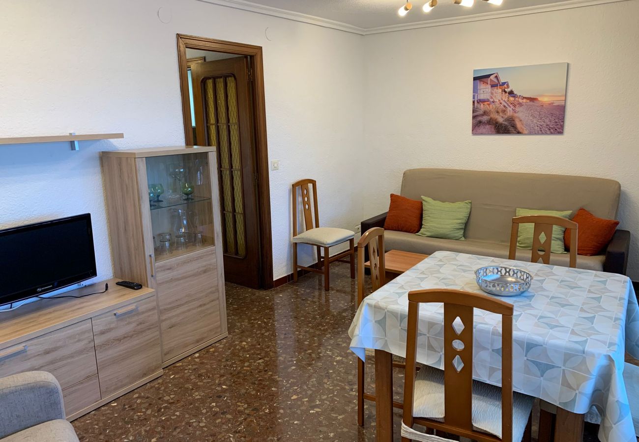 Sala de estar del apartamento vacacional de Benidorm